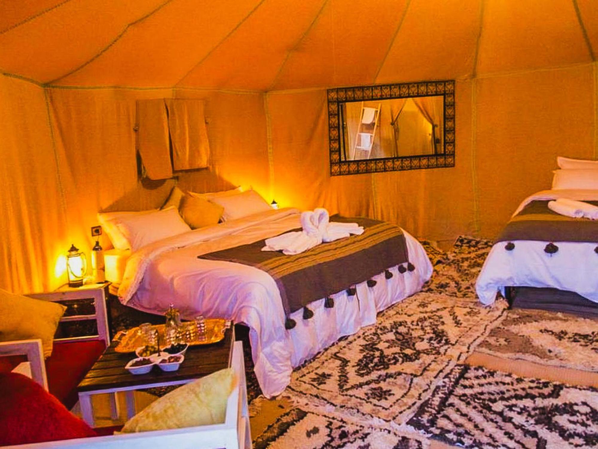 Hotel Sahara Deluxe Camp Merzouga Esterno foto
